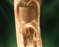 Giraffenpaar Relief zweier Giraffen